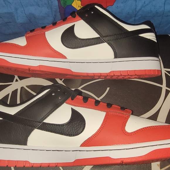 NBA X Nike Dunk Low EMB 75th Anniversary Chicago Size 15 main image 5